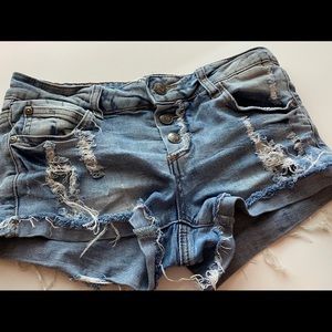 Harmony and havoc blue jean shorts
